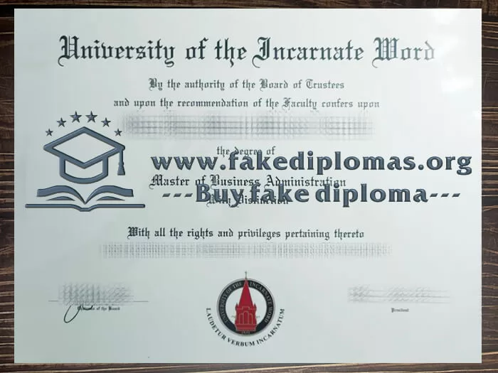 Buy University of the Incarnate Word fake diploma.