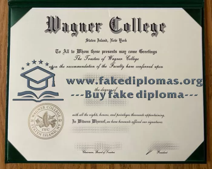 Buy Wagner College fake diploma, Fake Wagner College degree.