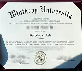 Purchase Winthrop University fake degree online.