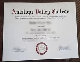 I want to buy Antelope Valley College fake certificate.