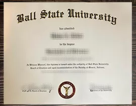 Obtain Ball State University fake diploma online.