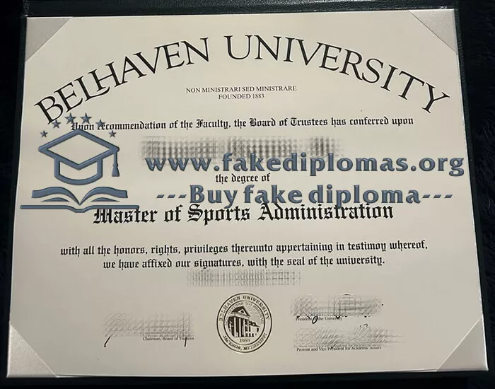 Buy Belhaven University fake diploma, Fake BU degree.