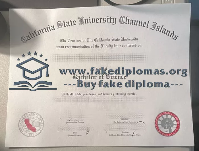 Buy California State University Channel Islands fake diploma, Fake CSUCI degree.