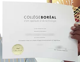 How can i get to buy Collège Boréal fake certificate?