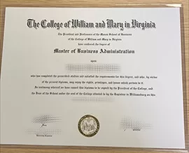 Obtain College of William and Mary in Virginia fake diploma.