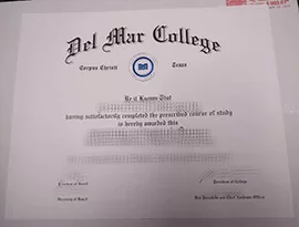 Get a Del Mar College fake diploma online.