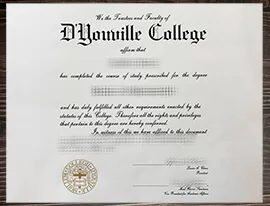 Where can i get to buy D’youville College fake diploma?