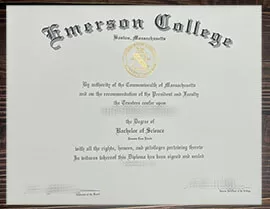 Purchase a Emerson College fake certificate online.