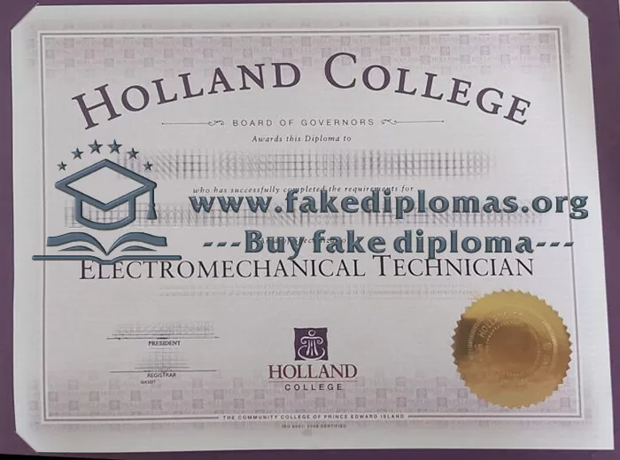 Buy a Holland College fake degree.