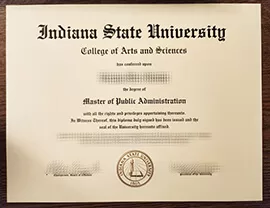 Get a Indiana State University fake diploma.