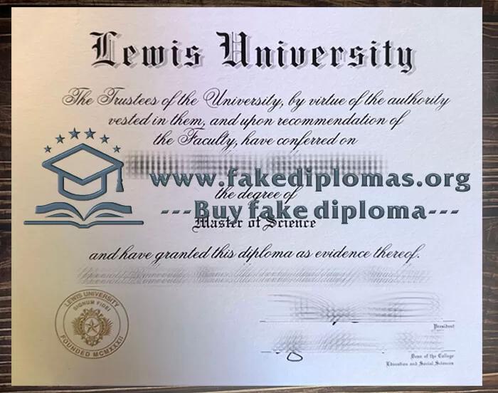 Buy Lewis University fake diploma online.