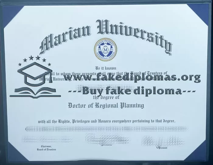 Buy a Marian University fake diploma.