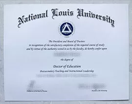 I want to buy National Louis University fake certificate.