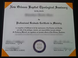 Purchase New Orleans Baptist Theological Seminary fake degree.