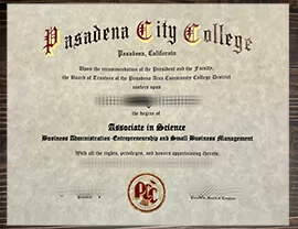 How to order a Pasadena City College fake degree online?