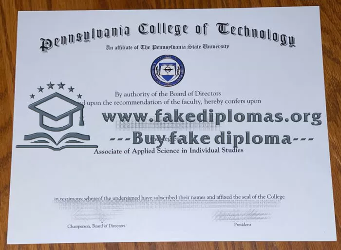 Buy a Pennsylvania College of Technology fake diploma.