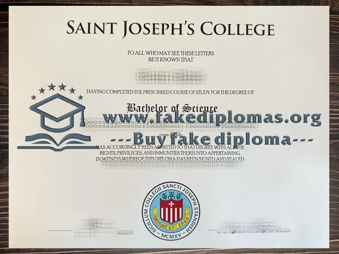 Buy a Saint Joseph’s College fake diploma.