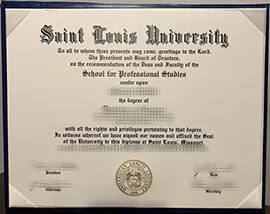 Get a Saint Louis University fake diploma.