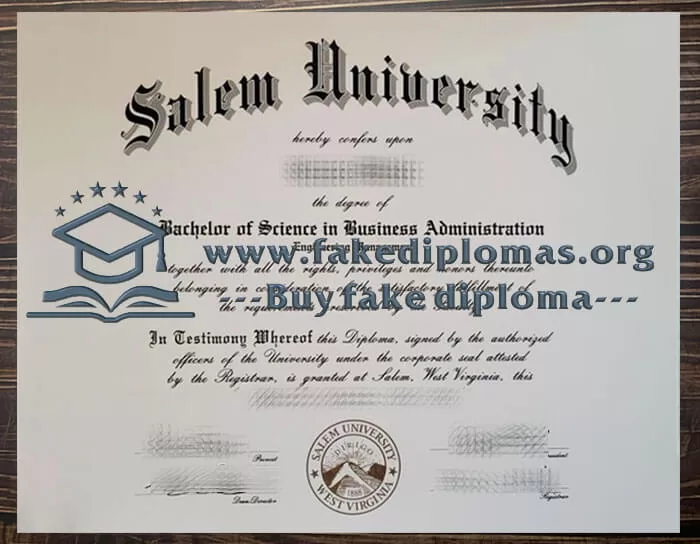 Buy Salem University fake diploma, Fake Salem University degree.