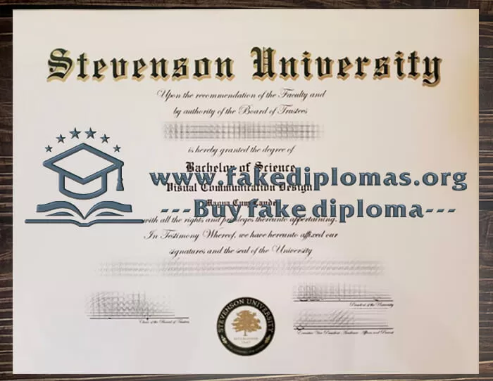 Buy Stevenson University fake diploma.