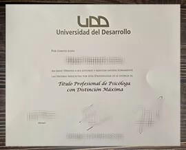 Obtain Universidad del Desarrollo fake diploma.