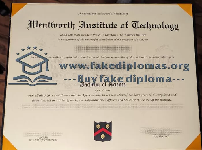 Buy Wentworth Institute of Technology fake diploma, Fake WIT degree online.