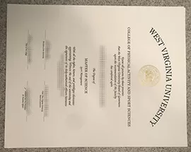 Obtain West Virginia University fake diploma online.