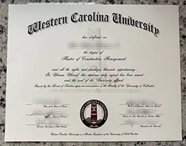 How long to buy Western Carolina University fake diploma?