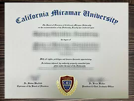 I want to buy California Miramar University fake diploma.