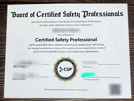 Where to buy Certified Safety Professional fake certificate?