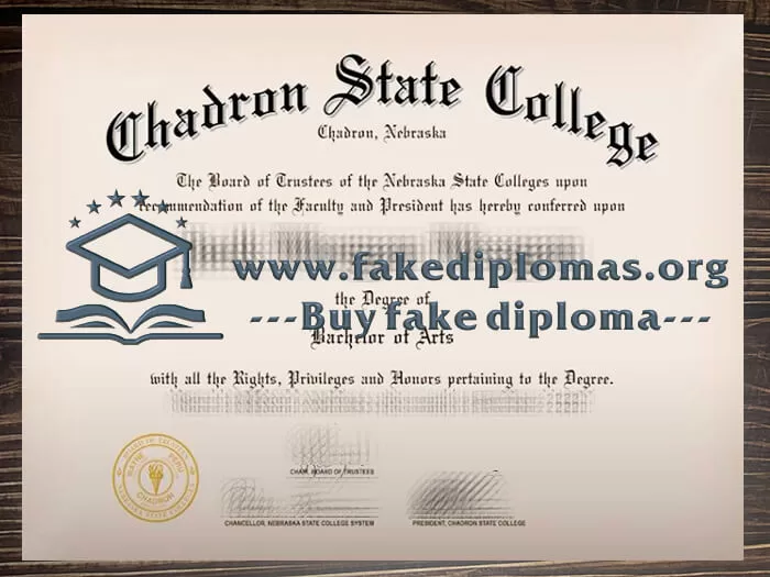 Fake Chadron State College diploma, Make CSC degree.