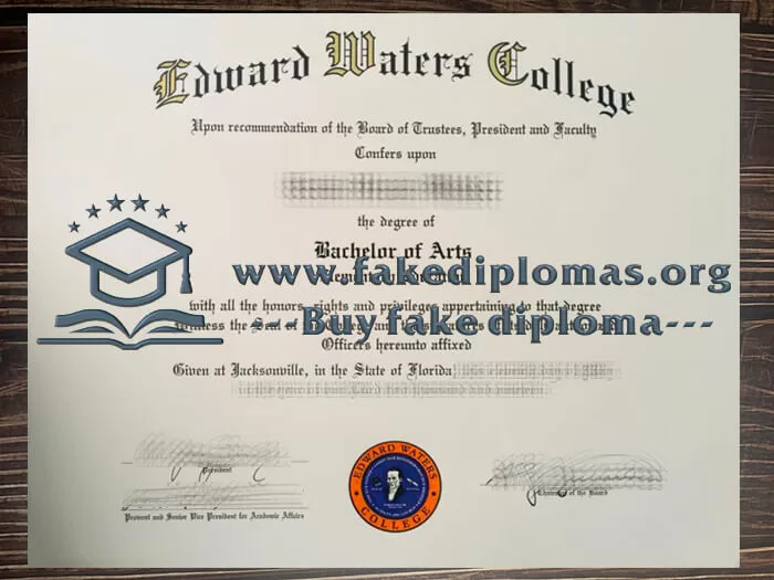 Buy a Edward Waters College fake diploma online.