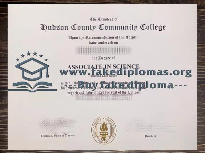 Buy a Hudson County Community College fake diploma.