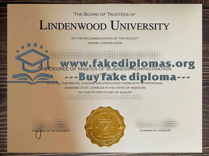 Buy Lindenwood University fake diploma.