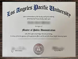 Process of Los Angeles Pacific College degree.