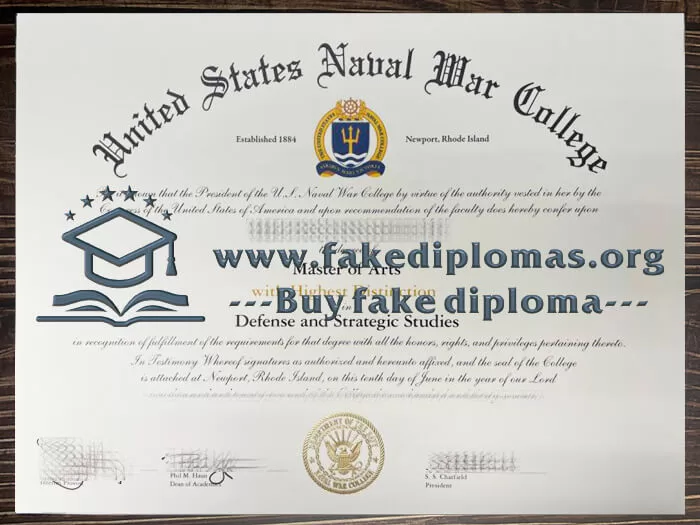 Buy a Naval War College fake diploma.