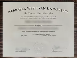 How to order the Nebraska Wesleyan University fake diploma?