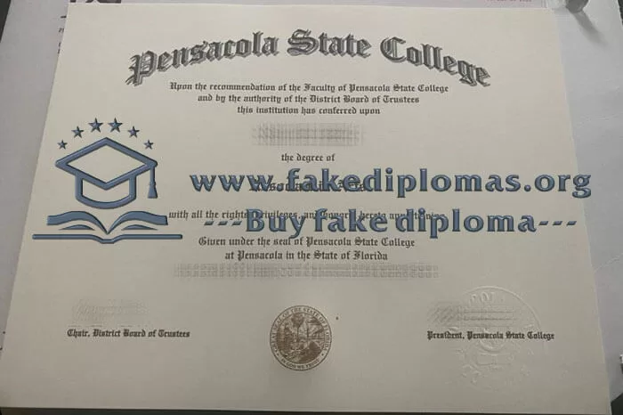 Buy Pensacola State College fake diploma, Fake PSC degree.