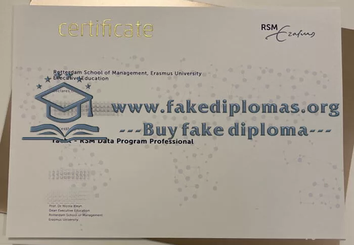 Buy RSM Erasmus University fake diploma.