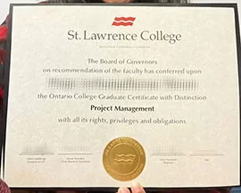 Apply for a St Lawrence College degree.