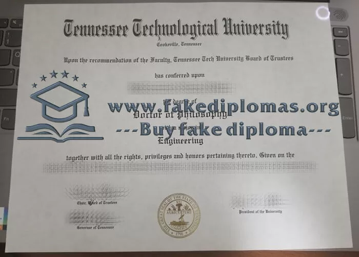 Buy Tennessee Tech University fake diploma, Fake TTU degree.