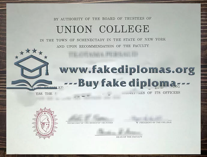 Get a Union College fake diploma.