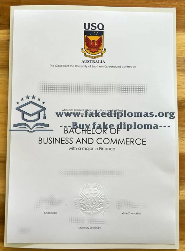 Buy a University of Southern Queensland fake diploma, Make USQ degree.