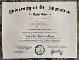 Get University of St. Augustine for Health Sciences fake diploma.