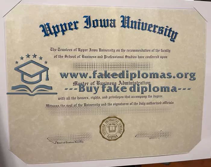 Buy a Upper Iowa University fake diploma, Fake UIU degree.