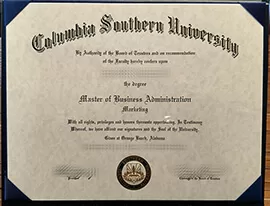 Get a Columbia Southern University fake diploma.