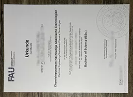 Get a FAU Erlangen-Nürnberg fake certificate online.