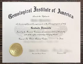 Fast to get the Gemological Institute of America fake diploma.