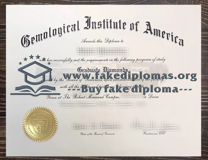 Buy a Gemological Institute of America fake diploma, Fake GIA degree.