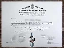 I want to buy National University of Cuyo fake diploma.